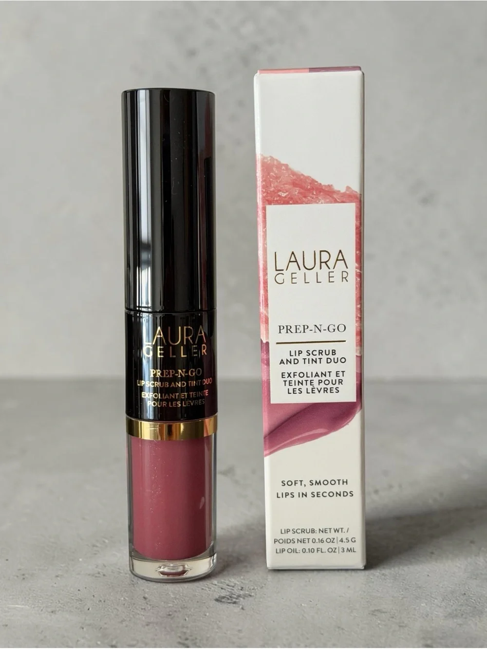 Laura Geller Prep-N-Go Lip Scrub & Tint Duo — First Place